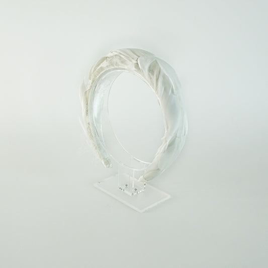 White Feather Headband